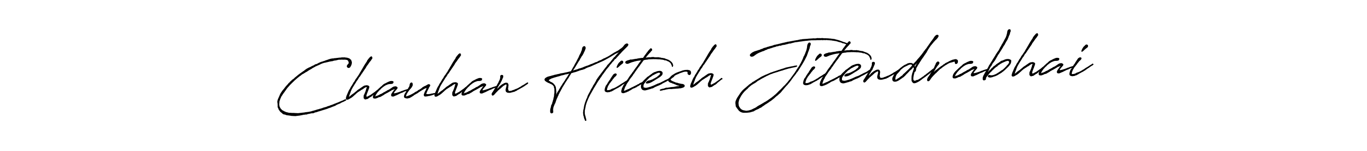 Also You can easily find your signature by using the search form. We will create Chauhan Hitesh Jitendrabhai name handwritten signature images for you free of cost using Antro_Vectra_Bolder sign style. Chauhan Hitesh Jitendrabhai signature style 7 images and pictures png