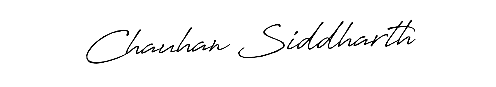Make a beautiful signature design for name Chauhan Siddharth. Use this online signature maker to create a handwritten signature for free. Chauhan Siddharth signature style 7 images and pictures png