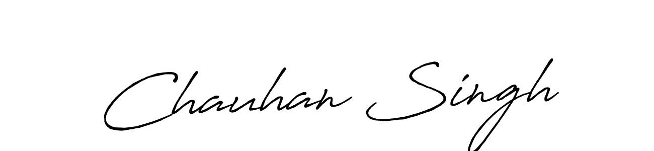 You should practise on your own different ways (Antro_Vectra_Bolder) to write your name (Chauhan Singh) in signature. don't let someone else do it for you. Chauhan Singh signature style 7 images and pictures png
