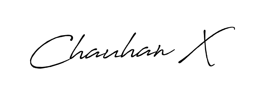 The best way (Antro_Vectra_Bolder) to make a short signature is to pick only two or three words in your name. The name Chauhan X include a total of six letters. For converting this name. Chauhan X signature style 7 images and pictures png