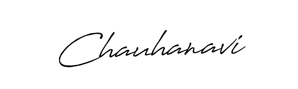 Also we have Chauhanavi name is the best signature style. Create professional handwritten signature collection using Antro_Vectra_Bolder autograph style. Chauhanavi signature style 7 images and pictures png