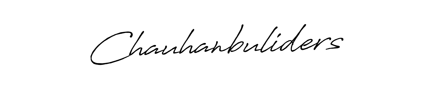 Similarly Antro_Vectra_Bolder is the best handwritten signature design. Signature creator online .You can use it as an online autograph creator for name Chauhanbuliders. Chauhanbuliders signature style 7 images and pictures png
