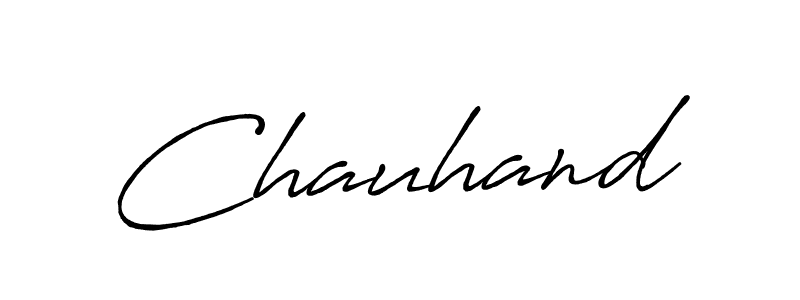 Make a beautiful signature design for name Chauhand. With this signature (Antro_Vectra_Bolder) style, you can create a handwritten signature for free. Chauhand signature style 7 images and pictures png