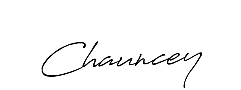 if you are searching for the best signature style for your name Chauncey. so please give up your signature search. here we have designed multiple signature styles  using Antro_Vectra_Bolder. Chauncey signature style 7 images and pictures png