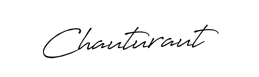 How to make Chauturaut name signature. Use Antro_Vectra_Bolder style for creating short signs online. This is the latest handwritten sign. Chauturaut signature style 7 images and pictures png