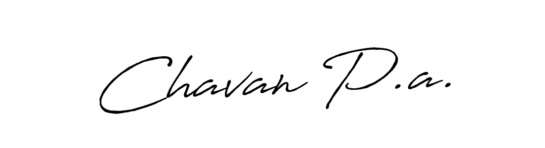 if you are searching for the best signature style for your name Chavan P.a.. so please give up your signature search. here we have designed multiple signature styles  using Antro_Vectra_Bolder. Chavan P.a. signature style 7 images and pictures png