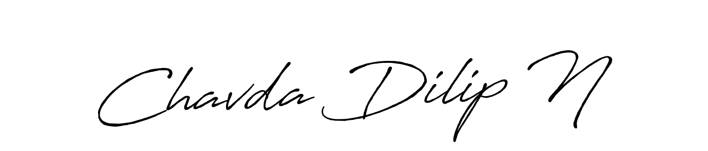 It looks lik you need a new signature style for name Chavda Dilip N. Design unique handwritten (Antro_Vectra_Bolder) signature with our free signature maker in just a few clicks. Chavda Dilip N signature style 7 images and pictures png