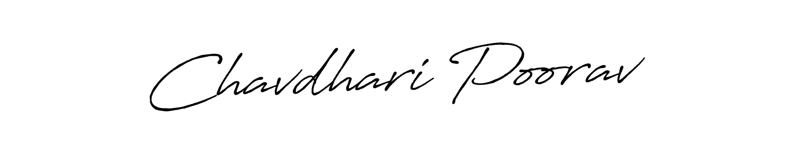 Make a beautiful signature design for name Chavdhari Poorav. Use this online signature maker to create a handwritten signature for free. Chavdhari Poorav signature style 7 images and pictures png