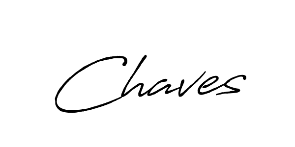 Use a signature maker to create a handwritten signature online. With this signature software, you can design (Antro_Vectra_Bolder) your own signature for name Chaves. Chaves signature style 7 images and pictures png