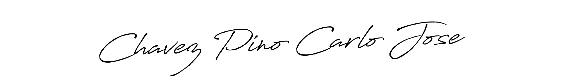 Chavez Pino Carlo Jose stylish signature style. Best Handwritten Sign (Antro_Vectra_Bolder) for my name. Handwritten Signature Collection Ideas for my name Chavez Pino Carlo Jose. Chavez Pino Carlo Jose signature style 7 images and pictures png