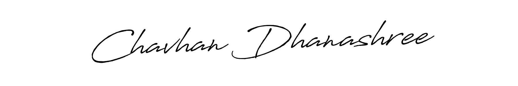 Also You can easily find your signature by using the search form. We will create Chavhan Dhanashree name handwritten signature images for you free of cost using Antro_Vectra_Bolder sign style. Chavhan Dhanashree signature style 7 images and pictures png