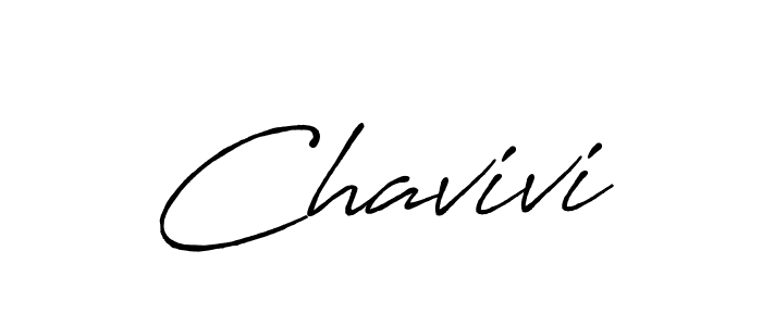 Design your own signature with our free online signature maker. With this signature software, you can create a handwritten (Antro_Vectra_Bolder) signature for name Chavivi. Chavivi signature style 7 images and pictures png