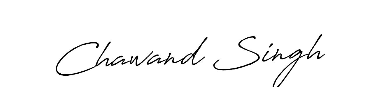 Make a beautiful signature design for name Chawand Singh. With this signature (Antro_Vectra_Bolder) style, you can create a handwritten signature for free. Chawand Singh signature style 7 images and pictures png
