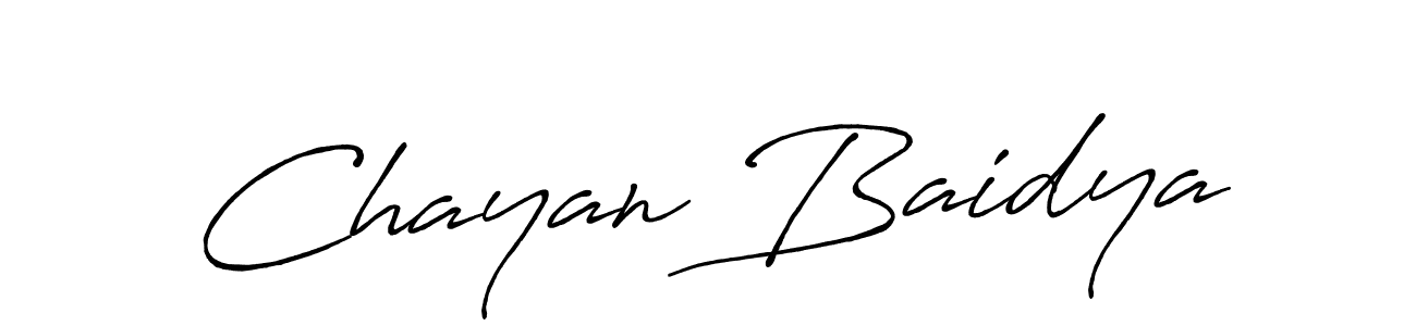 Antro_Vectra_Bolder is a professional signature style that is perfect for those who want to add a touch of class to their signature. It is also a great choice for those who want to make their signature more unique. Get Chayan Baidya name to fancy signature for free. Chayan Baidya signature style 7 images and pictures png