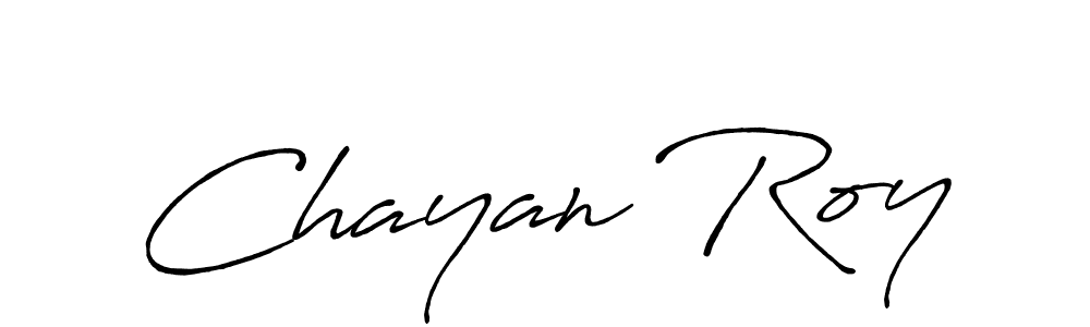 Use a signature maker to create a handwritten signature online. With this signature software, you can design (Antro_Vectra_Bolder) your own signature for name Chayan Roy. Chayan Roy signature style 7 images and pictures png