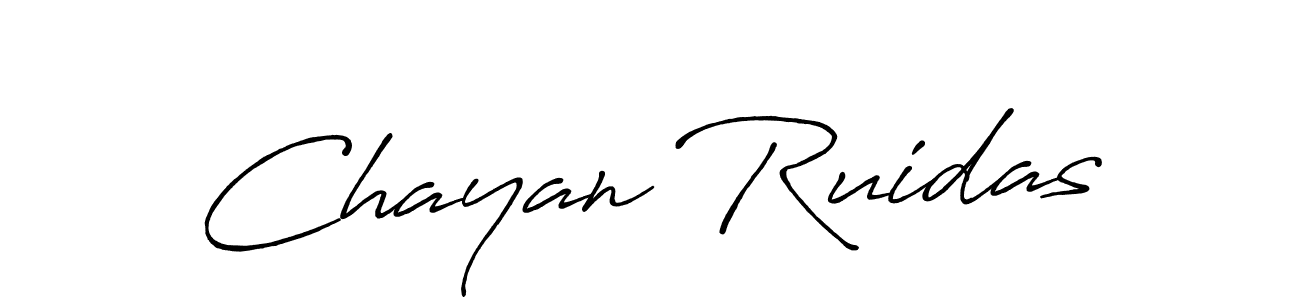 Also You can easily find your signature by using the search form. We will create Chayan Ruidas name handwritten signature images for you free of cost using Antro_Vectra_Bolder sign style. Chayan Ruidas signature style 7 images and pictures png