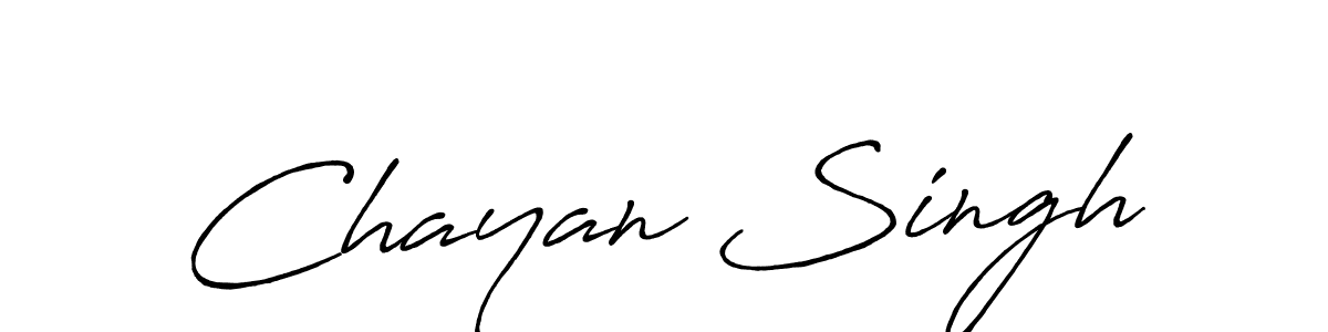 Create a beautiful signature design for name Chayan Singh. With this signature (Antro_Vectra_Bolder) fonts, you can make a handwritten signature for free. Chayan Singh signature style 7 images and pictures png