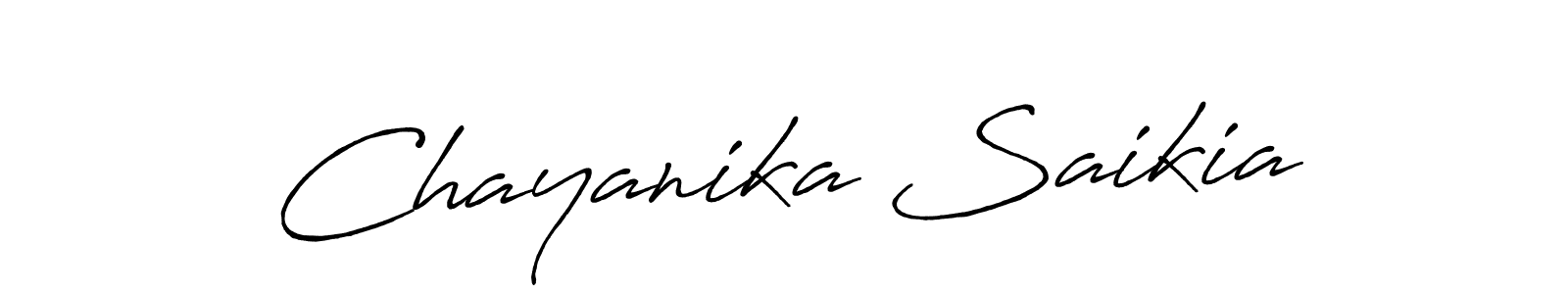 The best way (Antro_Vectra_Bolder) to make a short signature is to pick only two or three words in your name. The name Chayanika Saikia include a total of six letters. For converting this name. Chayanika Saikia signature style 7 images and pictures png