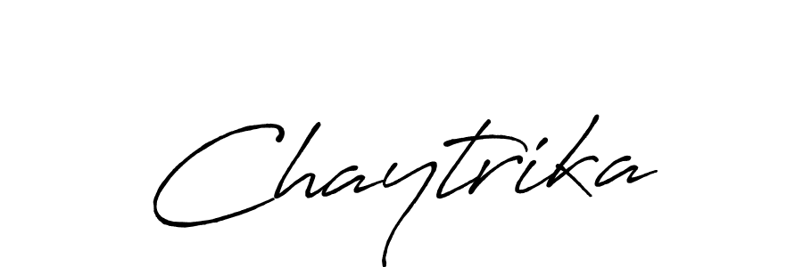 Use a signature maker to create a handwritten signature online. With this signature software, you can design (Antro_Vectra_Bolder) your own signature for name Chaytrika. Chaytrika signature style 7 images and pictures png