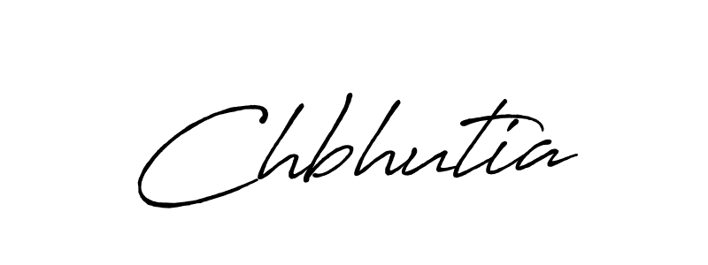 Once you've used our free online signature maker to create your best signature Antro_Vectra_Bolder style, it's time to enjoy all of the benefits that Chbhutia name signing documents. Chbhutia signature style 7 images and pictures png