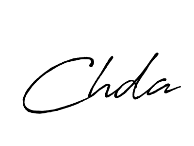 Create a beautiful signature design for name Chda. With this signature (Antro_Vectra_Bolder) fonts, you can make a handwritten signature for free. Chda signature style 7 images and pictures png