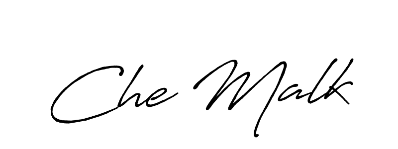 It looks lik you need a new signature style for name Che Malk. Design unique handwritten (Antro_Vectra_Bolder) signature with our free signature maker in just a few clicks. Che Malk signature style 7 images and pictures png