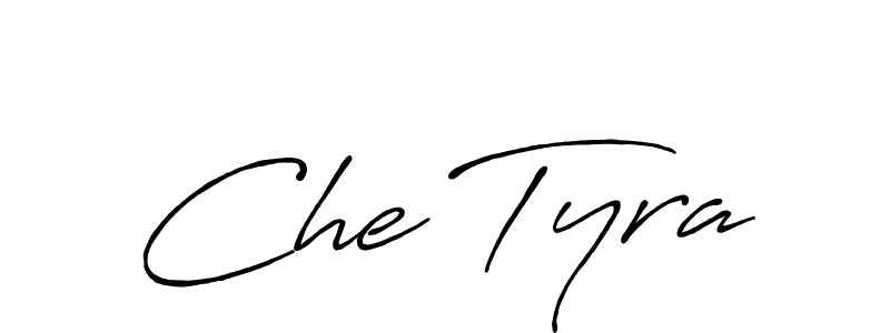 Use a signature maker to create a handwritten signature online. With this signature software, you can design (Antro_Vectra_Bolder) your own signature for name Che Tyra. Che Tyra signature style 7 images and pictures png