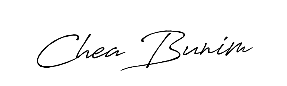 Also we have Chea Bunim name is the best signature style. Create professional handwritten signature collection using Antro_Vectra_Bolder autograph style. Chea Bunim signature style 7 images and pictures png