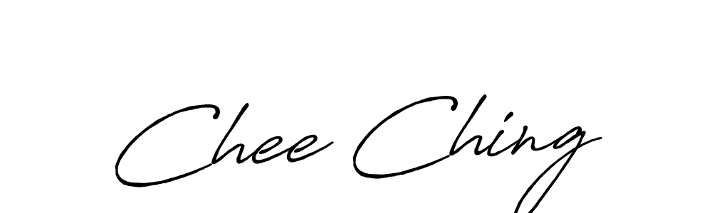 The best way (Antro_Vectra_Bolder) to make a short signature is to pick only two or three words in your name. The name Chee Ching include a total of six letters. For converting this name. Chee Ching signature style 7 images and pictures png