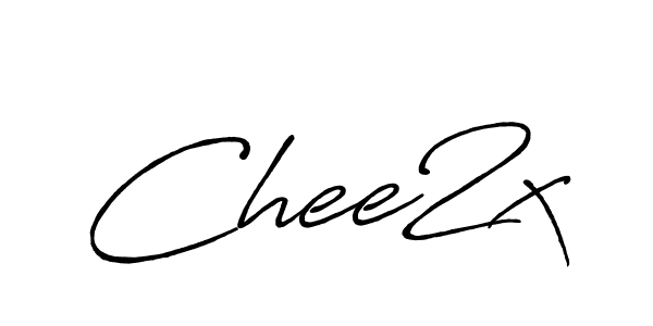 Use a signature maker to create a handwritten signature online. With this signature software, you can design (Antro_Vectra_Bolder) your own signature for name Chee2x. Chee2x signature style 7 images and pictures png