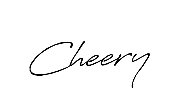 Cheery stylish signature style. Best Handwritten Sign (Antro_Vectra_Bolder) for my name. Handwritten Signature Collection Ideas for my name Cheery. Cheery signature style 7 images and pictures png