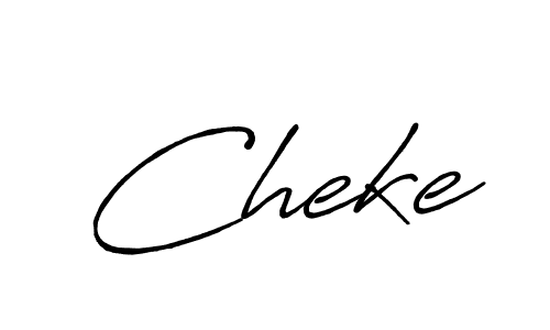 You should practise on your own different ways (Antro_Vectra_Bolder) to write your name (Cheke) in signature. don't let someone else do it for you. Cheke signature style 7 images and pictures png