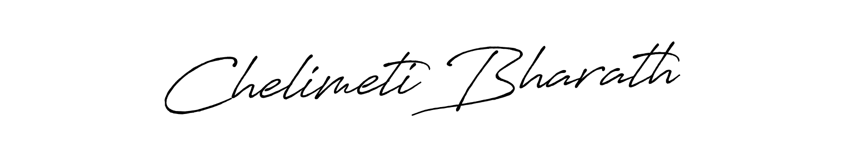 Chelimeti Bharath stylish signature style. Best Handwritten Sign (Antro_Vectra_Bolder) for my name. Handwritten Signature Collection Ideas for my name Chelimeti Bharath. Chelimeti Bharath signature style 7 images and pictures png