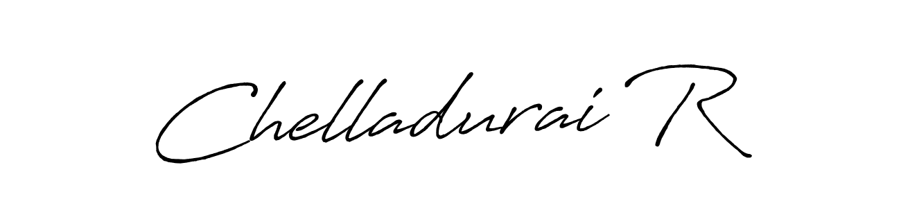 Also we have Chelladurai R name is the best signature style. Create professional handwritten signature collection using Antro_Vectra_Bolder autograph style. Chelladurai R signature style 7 images and pictures png