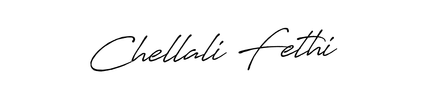 Make a short Chellali Fethi signature style. Manage your documents anywhere anytime using Antro_Vectra_Bolder. Create and add eSignatures, submit forms, share and send files easily. Chellali Fethi signature style 7 images and pictures png