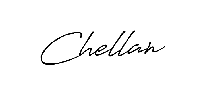 Chellan stylish signature style. Best Handwritten Sign (Antro_Vectra_Bolder) for my name. Handwritten Signature Collection Ideas for my name Chellan. Chellan signature style 7 images and pictures png
