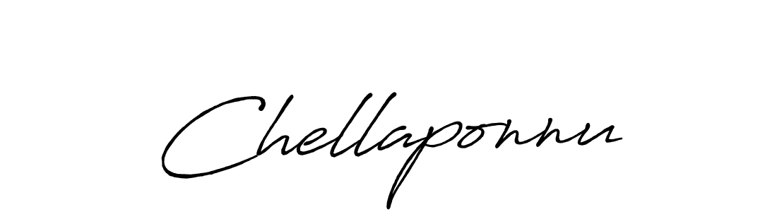 How to make Chellaponnu signature? Antro_Vectra_Bolder is a professional autograph style. Create handwritten signature for Chellaponnu name. Chellaponnu signature style 7 images and pictures png
