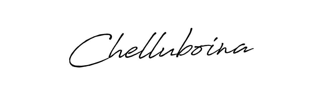 Create a beautiful signature design for name Chelluboina. With this signature (Antro_Vectra_Bolder) fonts, you can make a handwritten signature for free. Chelluboina signature style 7 images and pictures png