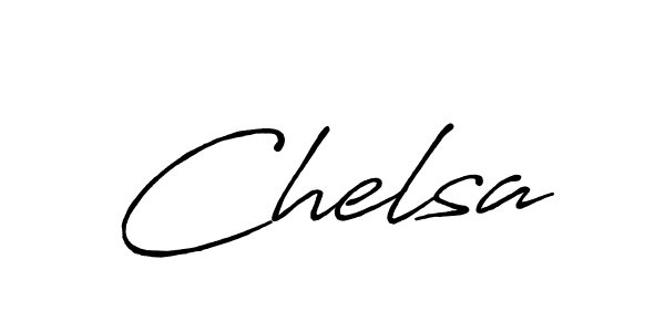 The best way (Antro_Vectra_Bolder) to make a short signature is to pick only two or three words in your name. The name Chelsa include a total of six letters. For converting this name. Chelsa signature style 7 images and pictures png