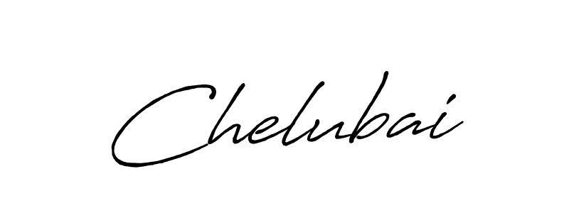 Design your own signature with our free online signature maker. With this signature software, you can create a handwritten (Antro_Vectra_Bolder) signature for name Chelubai. Chelubai signature style 7 images and pictures png