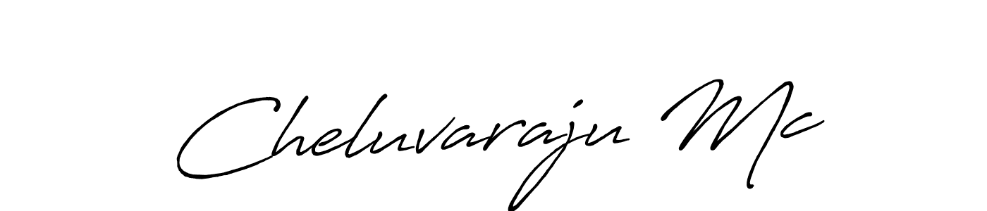 Also You can easily find your signature by using the search form. We will create Cheluvaraju Mc name handwritten signature images for you free of cost using Antro_Vectra_Bolder sign style. Cheluvaraju Mc signature style 7 images and pictures png