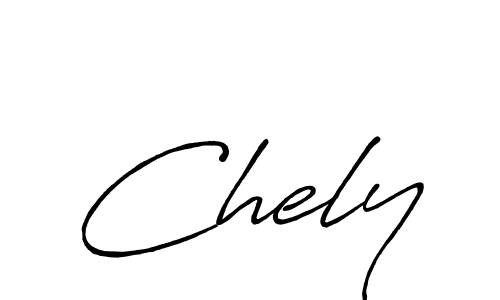 Create a beautiful signature design for name Chely. With this signature (Antro_Vectra_Bolder) fonts, you can make a handwritten signature for free. Chely signature style 7 images and pictures png