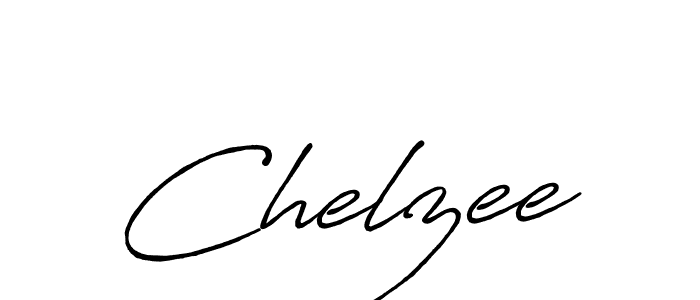 Create a beautiful signature design for name Chelzee. With this signature (Antro_Vectra_Bolder) fonts, you can make a handwritten signature for free. Chelzee signature style 7 images and pictures png