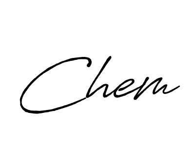 Also we have Chem name is the best signature style. Create professional handwritten signature collection using Antro_Vectra_Bolder autograph style. Chem signature style 7 images and pictures png