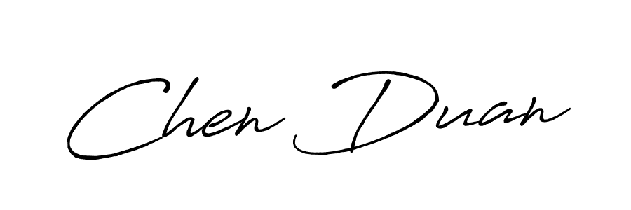 Use a signature maker to create a handwritten signature online. With this signature software, you can design (Antro_Vectra_Bolder) your own signature for name Chen Duan. Chen Duan signature style 7 images and pictures png