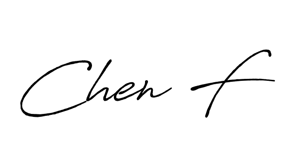 Also You can easily find your signature by using the search form. We will create Chen F name handwritten signature images for you free of cost using Antro_Vectra_Bolder sign style. Chen F signature style 7 images and pictures png