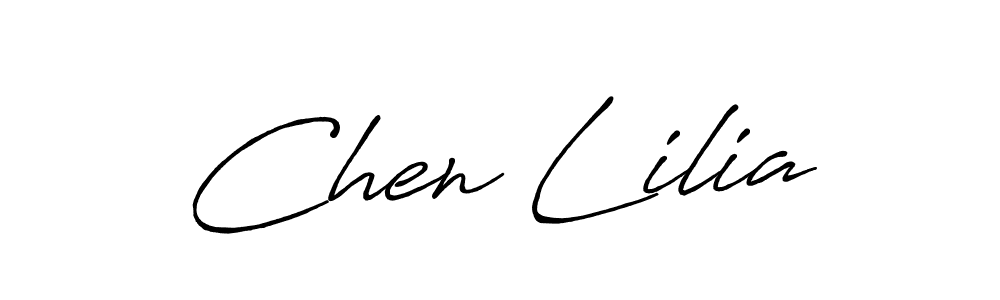 It looks lik you need a new signature style for name Chen Lilia. Design unique handwritten (Antro_Vectra_Bolder) signature with our free signature maker in just a few clicks. Chen Lilia signature style 7 images and pictures png