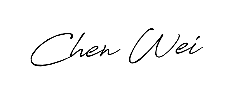 Also we have Chen Wei name is the best signature style. Create professional handwritten signature collection using Antro_Vectra_Bolder autograph style. Chen Wei signature style 7 images and pictures png