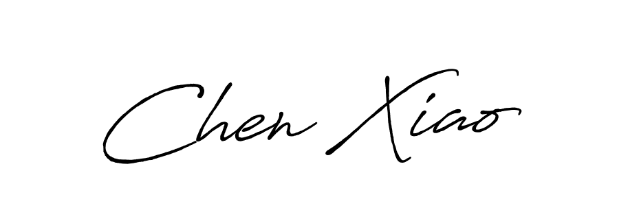 Make a beautiful signature design for name Chen Xiao. With this signature (Antro_Vectra_Bolder) style, you can create a handwritten signature for free. Chen Xiao signature style 7 images and pictures png