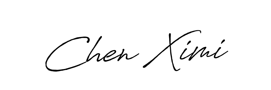 Design your own signature with our free online signature maker. With this signature software, you can create a handwritten (Antro_Vectra_Bolder) signature for name Chen Ximi. Chen Ximi signature style 7 images and pictures png